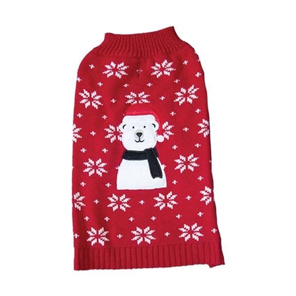 Picture of Christmas Red Bear Dog Clothing